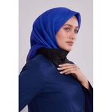 Saks Çift Renk Kehribar Eşarp
