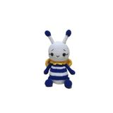 Saks Mavisi Miniş Arı Uyku Arkadaşı Amigurumi Organik Oyuncak