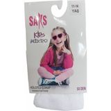 Saks Mikro 50 Kız Çocuk Külotlu Çorap - 9 - 11 Yaş - Beyaz