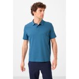 Saks Standart Kalıp Basic Polo Yaka Erkek T-Shirt - 87748