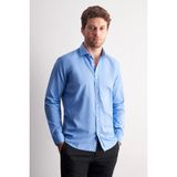 Saks Yarım İtalyan Yaka Uzun Kol Slim Fit Pamuklu Gömlek 1004255180