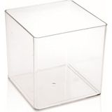 Saksı 2,8 Litre 15 cm Şeffaf Kristal Saksı