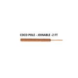 Saksı Mix Coco Pole 60x6 cm Geçirilebilir Bitki Destek Çubuğu Hindistan Cevizi Direği
