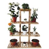 Saksı Standı 4 Katlı Saksılık Çiçeklik Dekoratif Saksı Stand