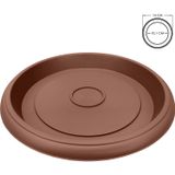 Saksı Tabağı Villa Menekşe Damla Kemer Otantik Tabak (Kahve, 10,1cm)