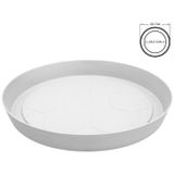 Saksı Tabağı Yalı Vaha Tabak Plastik Altlık (Beyaz, 24,5cm)