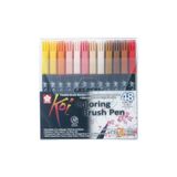 Sakura Koi Coloring Brush Pen 48 Renk Fırça Uçlu Grafik Çizim Kalemi