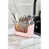 Sakura Lüx Çıkarılabilir Süzgeçli Tezgah Üstü Kaşıklık - Pembe