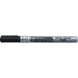 Sakura : Pen-Touch Ince Uç Markör Kalem : 1.0 mm Gümüş