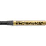 Sakura : Pen-Touch Kaligrafi Kalemi Orta Uç : 5.0 mm Altın