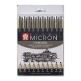 Sakura Pigma Micron Teknik Çizim Kalem Seti 10'lu