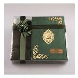 Şal + Seccade + Tesbih + Kuran Hediye Seti (Hafız Boy, Kadife, Zeytin Yeşili, Lafzatullah)