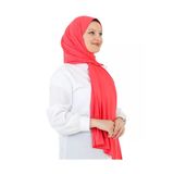 Şal Tesettür Başörtüsü Premium Kumaş Eşarp Uzun İslami Giyim Viskon Pembe