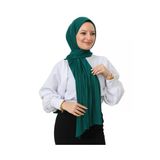 Şal Tesettür Başörtüsü Premium Kumaş Eşarp Uzun İslami Giyim Viskon Zümrüt