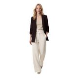 Şal Yaka 3/4 Kollu Uzun Blazer Ceket