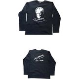 Salar Ticaret Siyah Uzun Kollu Atatürk Tişört Model - 2XL