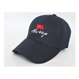 Salarticaret Unisex Türkiye Nakışlı Kırmızı Şapka