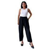 Salaş Keten Pantolon (Siyah, L-XL)