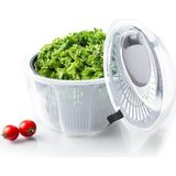 Salata Sebze Kurutucu Pratik Salata Kurutucu – Çevirmeli Sebze & Marul Kurutma Kabı, 4,5 l Man