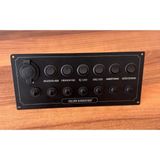 Salba Karavan – Tekne – Tiny House 12V Elektrik Kontrol Paneli ,termik Sigortalı 6 Çıkışlı , Çakmaklık SOKETLI,(24X11 Cm)