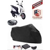 Salcano Astro 100 Branda Siyah Arka Çanta Uyumlu(Topcase) Motosiket Brandası Motor Örtüsü Çadır Su Geçirmez Motosiklet Kılıfı Motor Brandası,lastikli,taşıma Torbalı