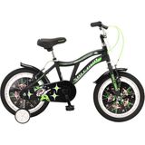 Salcano Badboy 16 Jant Erkek Çocuk Bisikleti (105 ile 120 cm Arası Boy) - Siyah - Yeşil - Beyaz