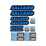 Salcano Bisiklet Kadro Sticker Seti 04