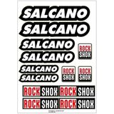 Salcano Bisiklet Stıcker Seti Kadro Sticker Seti 02