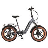 Salcano Caballo 20" Jant Fat Bike 7 Vites Hidrolik Fren Elektrikli Katlanır Bisiklet Antrasit