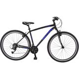 Salcano City Explorer V 24 Vites Şehir Bisikleti (170 cm Üstü Boy) - Siyah - Mavi