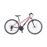 Salcano City Life 21S Hd Unisex Pembe Siyah Kirmizi Gezi Sehir Bisikleti