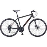 Salcano City Life 24V Fren Full Shimano 24 Vites Şehir Gezi Bisikleti - Siyah - Kırmızı
