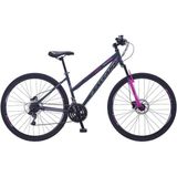 Salcano City Lily Hidrolik Disk Fren 16'' Antrasit Gri Mor Kadın Şehir Bisikleti - Gri - Pembe