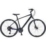 Salcano City Sport 700 2x9 Cues Sistem Şehir Bisikleti 21 Kadro (180 cm ve Üstü Boy) - Siyah - Mavi
