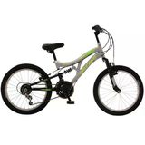 Salcano Hector 20 Jant Vitesli Pabuç Fren Çocuk Bisikleti (120 /145 Cm Arası Boy) Gri Sarı Yeşil