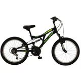 Salcano Hector 20 Jant Vitesli Pabuç Fren Çocuk Bisikleti (120 /145 Cm Arası Boy) Siyah Sarı Yeşil