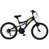 Salcano Hector 20 Jant Vitesli Pabuç Fren Çocuk Bisikleti (120 /145 Cm Arası Boy) Siyah Sarı Yeşil