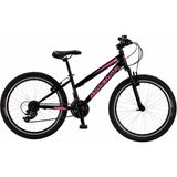 Salcano Lily 24 V Çocuk Dağ Bisikleti 21 Vites Siyah Pembe - Siyah - Pembe