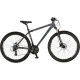 Salcano Ng Team 100 29HD 24 Vites 21 Kadro Dağ Bisikleti (180 cm Üstü Boy) - Koyu Gri - Yeşil