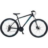 Salcano Ng Team 200 29HD 19 Kadro Hidrolik Disk Fren 21 Vites Dağ Bisikleti (175 cm Üstü Boy) - Siyah - Mavi