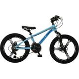 Salcano Ng Team 20MD11 18 Vites Mono Blok Disk Fren Çocuk Bisikleti (120-145 cm Boy) - Açık Mavi