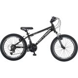 Salcano Ng Team 20V11 18 Vites Erkek Çocuk Bisikleti (120-145 cm Boy) - Siyah - Gümüş
