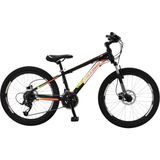 Salcano NG1000 24 HD12.5 Hidrolik Disk Fren 24 Vitesli Genç Çocuk Bisikleti (135 ile 155CM Arası Boy) - Siyah - Turuncu - Sarı