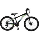 Salcano NG1000 24 HD12.5 Hidrolik Disk Fren 24 Vitesli Genç Çocuk Bisikleti (135 ile 155CM Arası Boy) - Siyah - Yeşil