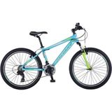 Salcano NG750 27.5 HD Fren Full Shimano 21 Vites 18" Beyaz Turkuaz Yeşil Dağ Bisikleti