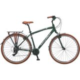 Salcano Sarejevo 700V 28 Jant Pabuç Fren Amortisörlü Şehir Bisikleti (175 cm Üstü Boy) - Haki