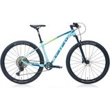 Salcano Setteguadi 9.3 Karbon 29 Jant 457H XT 12V Mat Turkuaz Sarı Dağ Bisikleti