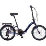 Salcano SLCN 200 20V Katlanabilir Bisiklet Petrol Mavisi-Turkuaz