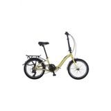 Salcano SLCN200 Full Shimano 20 Jant 7 Vites Bej Katlanır Bisiklet