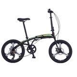 Salcano SLCN300 MD 20 Jant 6 Vites Siyah Sarı Katlanabilir Bisiklet